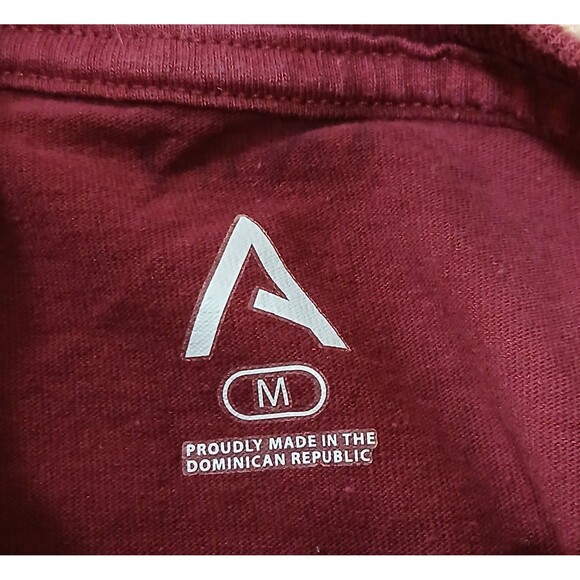 MIT Massachusetts Institute of Technology T-Shirt Men's Medium Red White Cotton - Picture 4 of 5